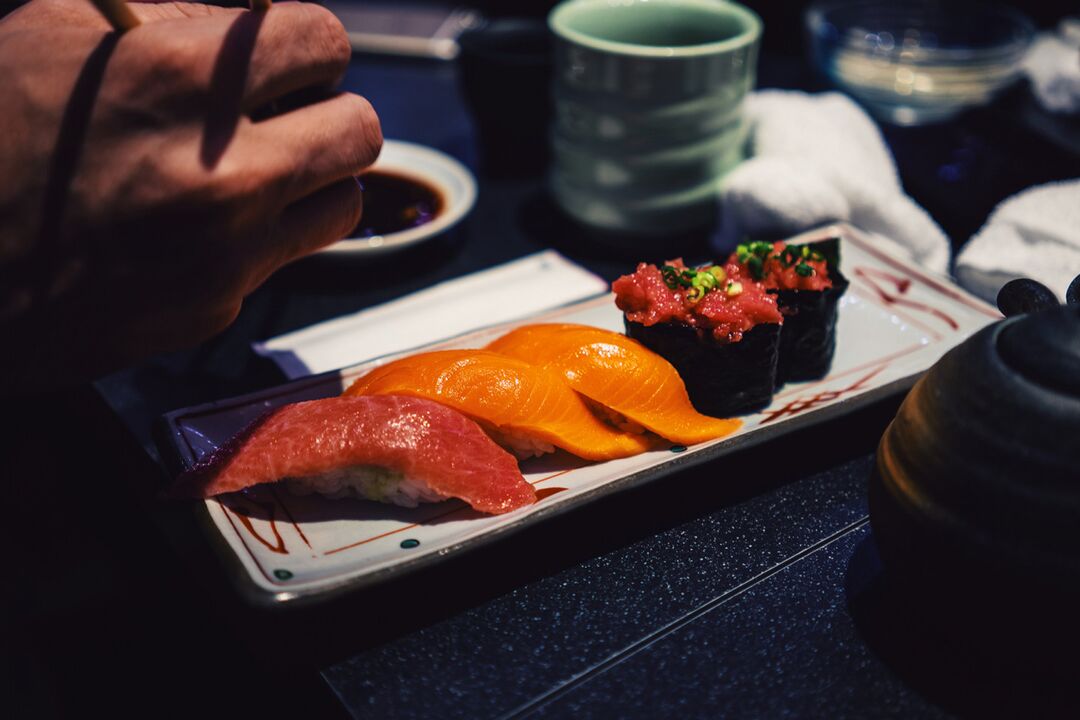 Sushi pour le régime japonais