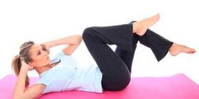 Exercice pour la perte de poids de l'abdomen et des côtés